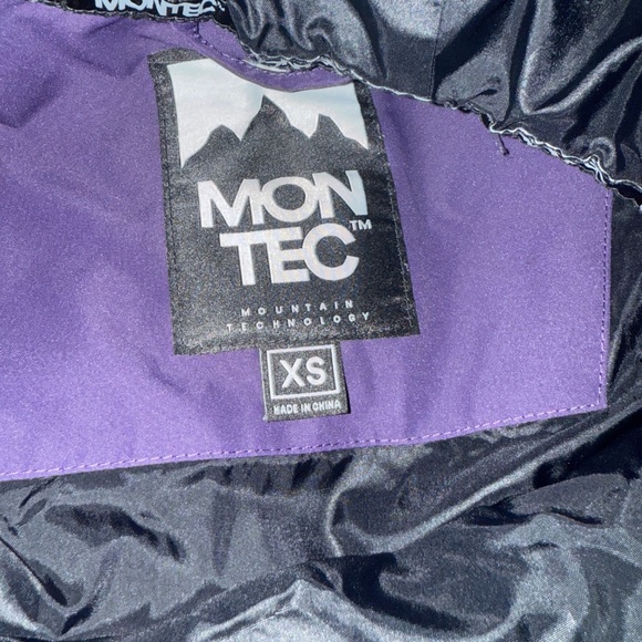 Montec Men's or Women’s Ski & Snowboard Jacket - Purple, Black, and White - Picture 2 of 12